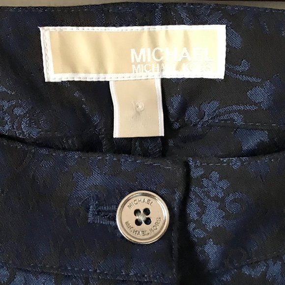 Michael Kors Women's Winter Teal Blue and Black Pants - Picture 7 of 10